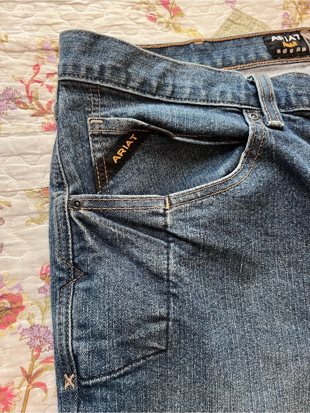 Ariat Rebar M4 Relaxed Boot Cut Jeans Men’s 42x34